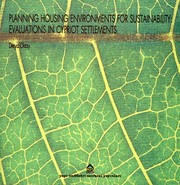 PLANNING HOUSING ENVIRONMENTS FOR SUSTAINABILITY