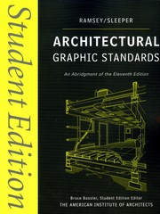 ARCHITECTURAL GRAPHIC STANDART STUDENT ED.